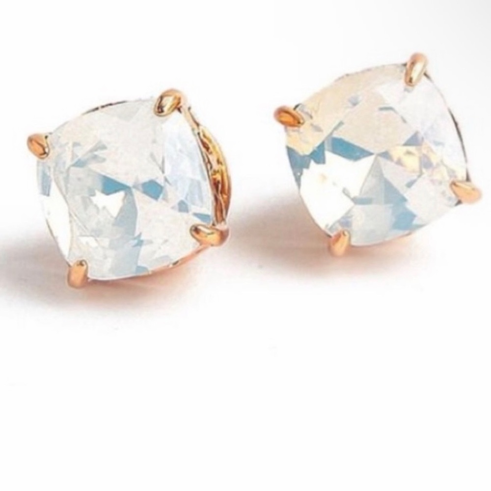 Tory Burch Set Crystal Stud Earrings - Opal